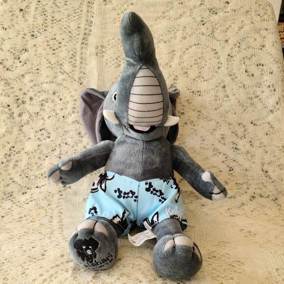 KALAHARI RESORTS '' KENYA'' PLUSH GRAY ELEPHANT SOUVENIR - Picture 4 of 9